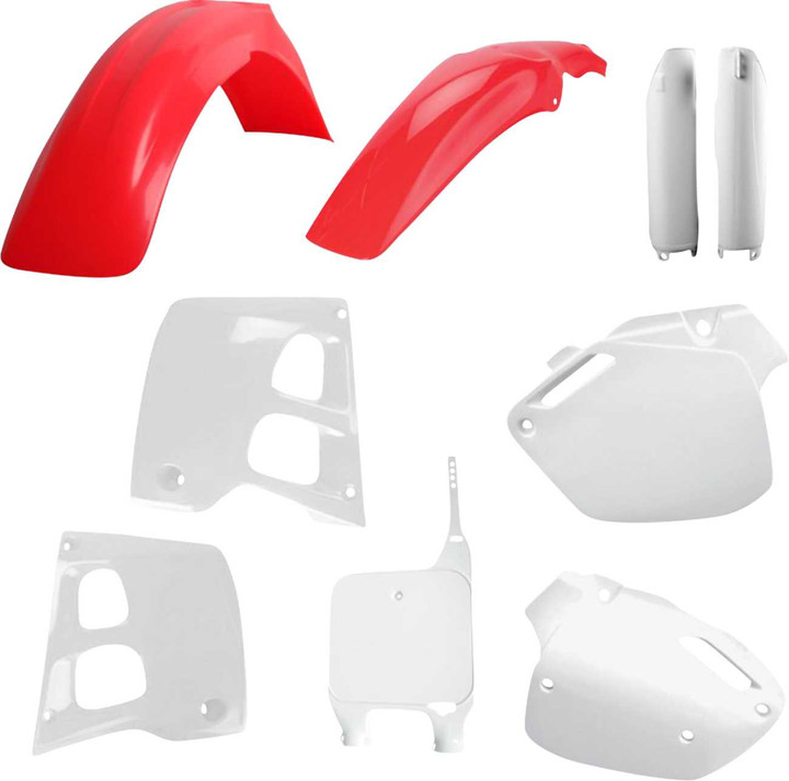 POLISPORT Full Body Kit - White/Red OEM - Honda - CR '90-'92 91326