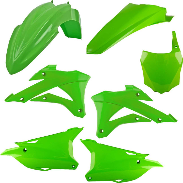 POLISPORT Standard Body Kit - Green OEM - Kawasaki - KX '22-'26 91333