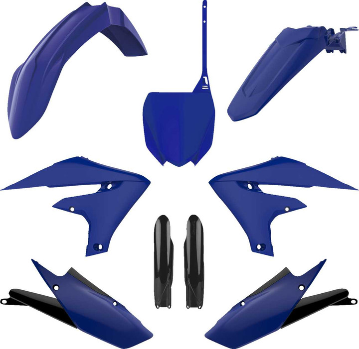 POLISPORT Full Plastic Kit - Blue/Black - Yamaha - YZ '18-'24 91412