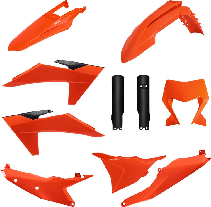 POLISPORT Full Body Kit - Black/Orange OEM - KTM - EX '24-'25 91633