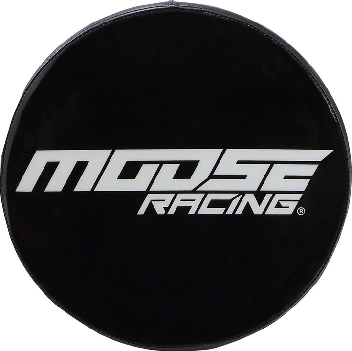 MOOSE OFFROAD Bar Stool Seat - Moose Racing - Black/White