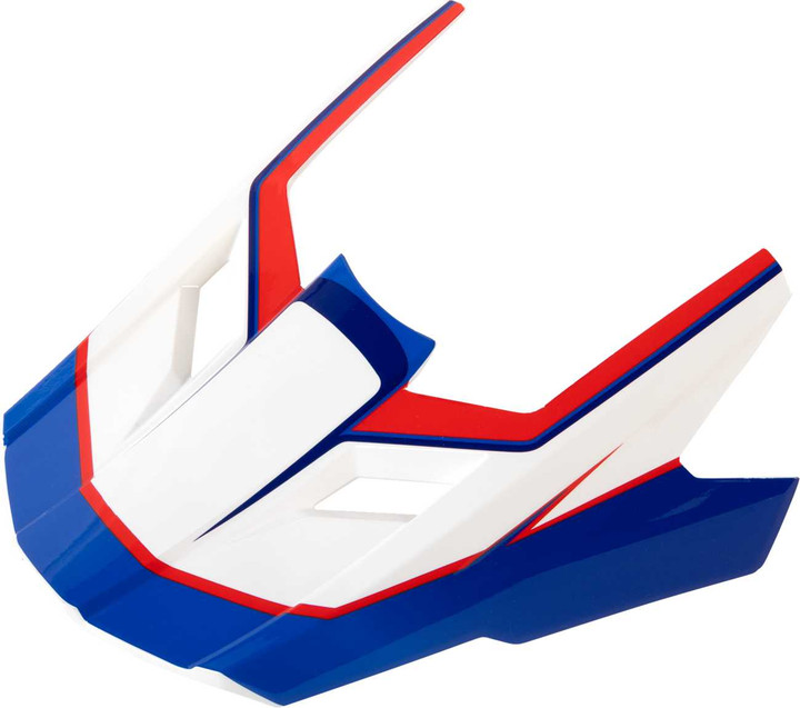 Z1R Dirt Maxx Visor Kit - Vortex - Red/White/Blue - XS-M