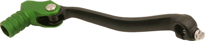 MOOSE OFFROAD Forged Shift Lever - Green - 10 mm Offset - Kawasaki