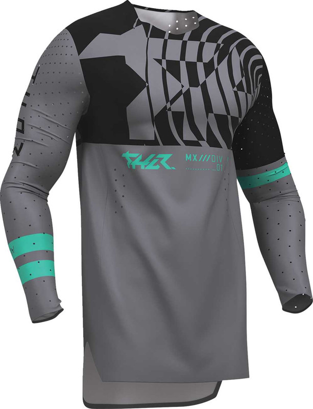 THOR Sportmode Mind Control Jersey - Charcoal/Black - Medium