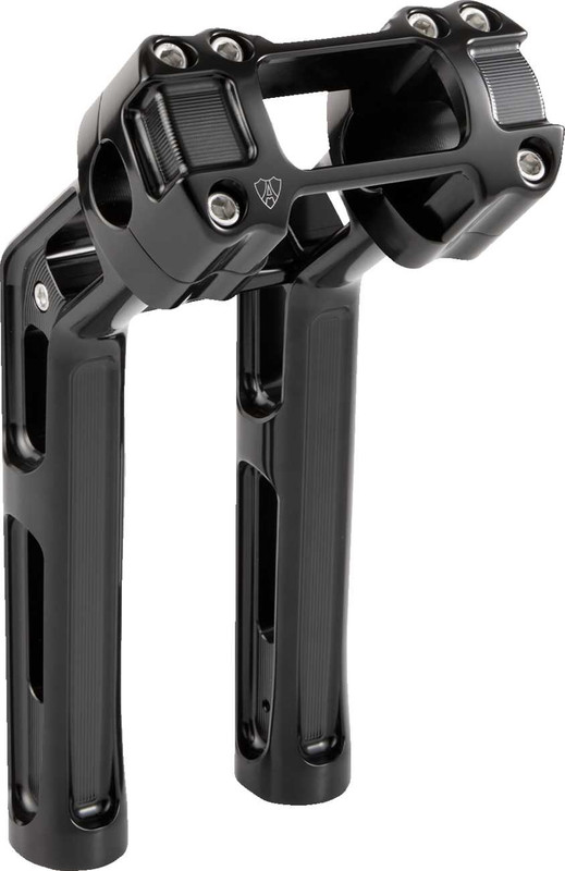 ARLEN NESS Wayback Risers - 10" - Softail - Black 520-065