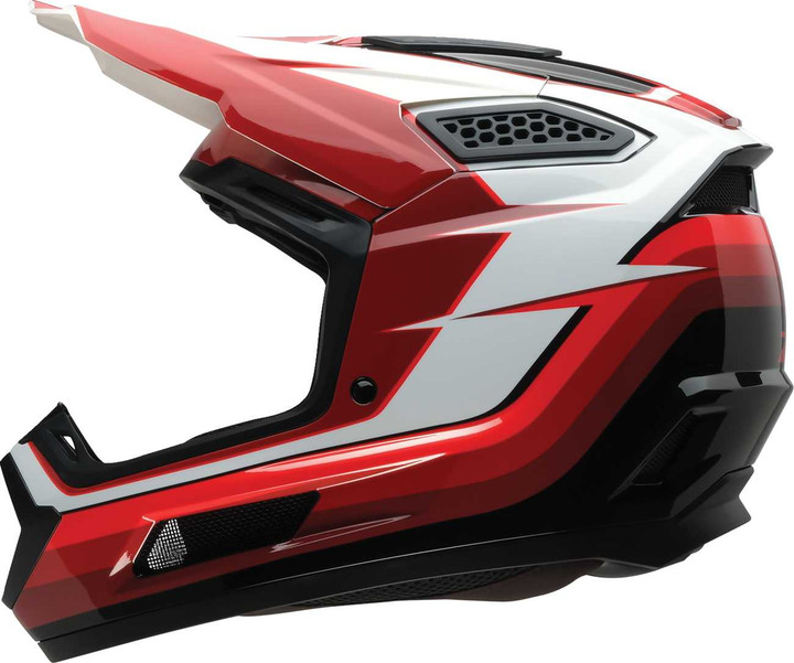 Z1R Dirt Maxx Helmet - Vortex - Red/White - Small