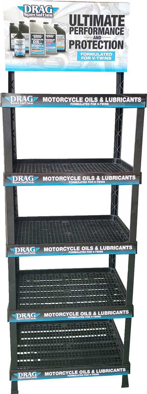 DRAG SPECIALTIES Oil Shelf Display
