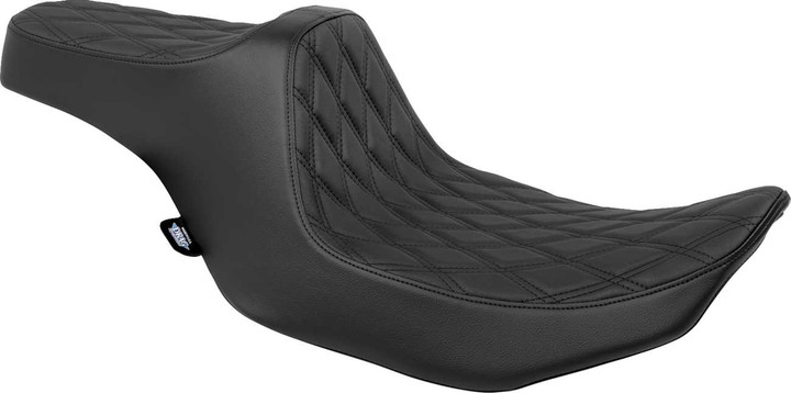 DRAG SPECIALTIES SEATS Predator III Seat - Double Diamond - Black - FLT/FLH '23-'24