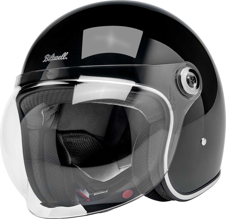 BILTWELL Tahoe Helmet - Solid - Gloss Black - Small 1008-101-502