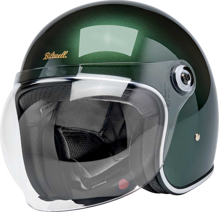 BILTWELL Tahoe Helmet - Solid - Metallic Sierra Green - Medium 1008-324-503