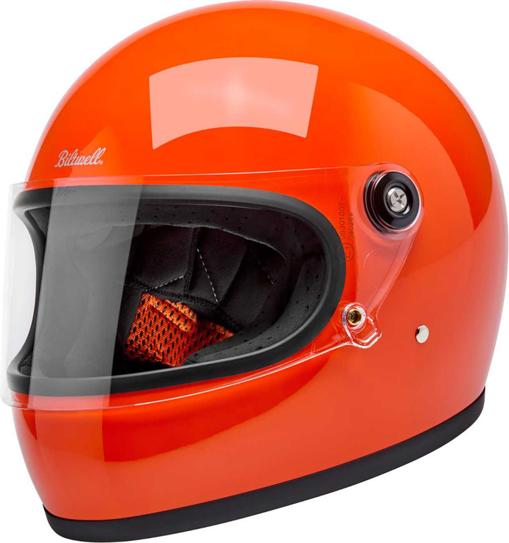 BILTWELL Gringo S Helmet - Hazard Orange - Small 1003-117-502