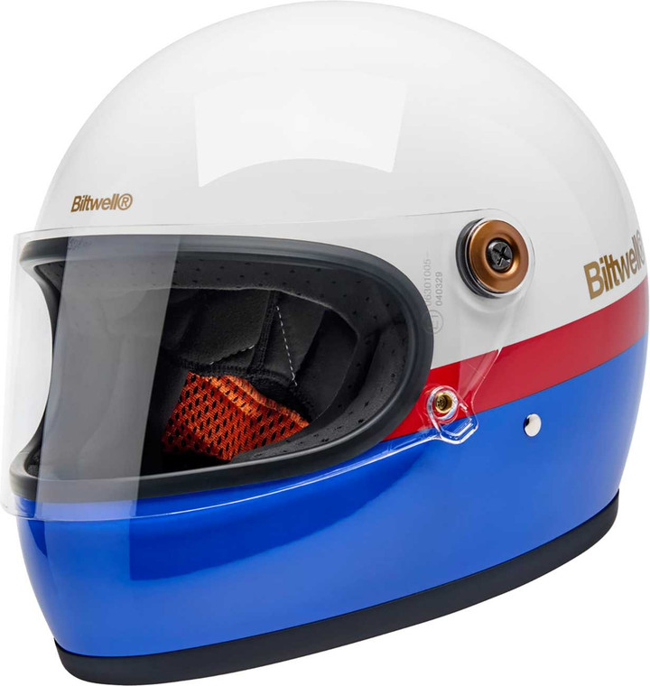 BILTWELL Gringo S Helmet - Apex - White/Red/Blue - 2XL 1003-5124-506