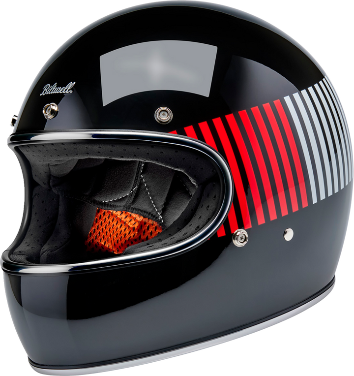 BILTWELL Gringo Helmet - Raceflow - Black/Red/White/Blue - XL 1002-5120-505