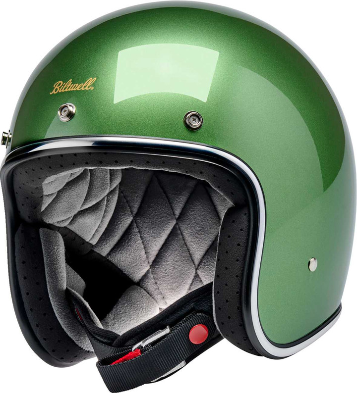 BILTWELL Bonanza Helmet - Metallic Irish Green - Medium 1001-3117-203