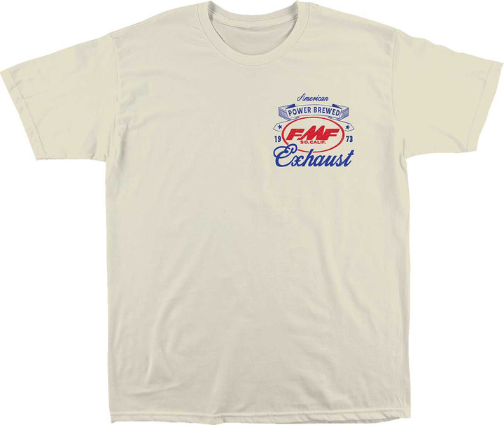 FMF Racing in the USA T-Shirt - Natural - 2XL SU26118901-NAT-2X