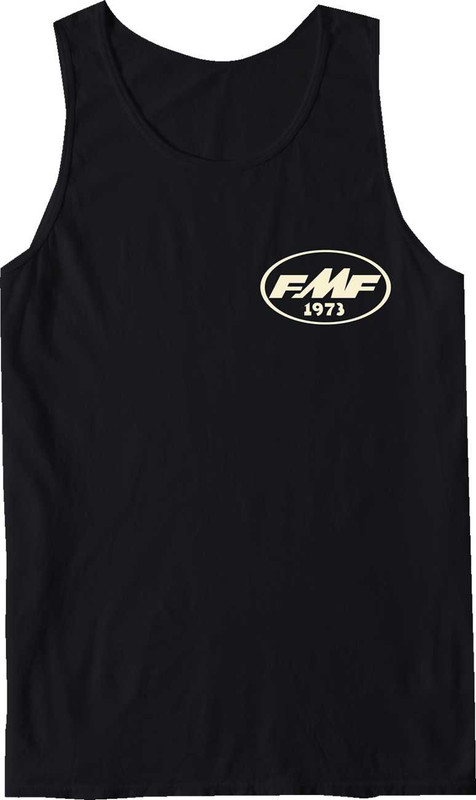 FMF Lean In Tank Top - Black - Large SU26123900-BLK-L