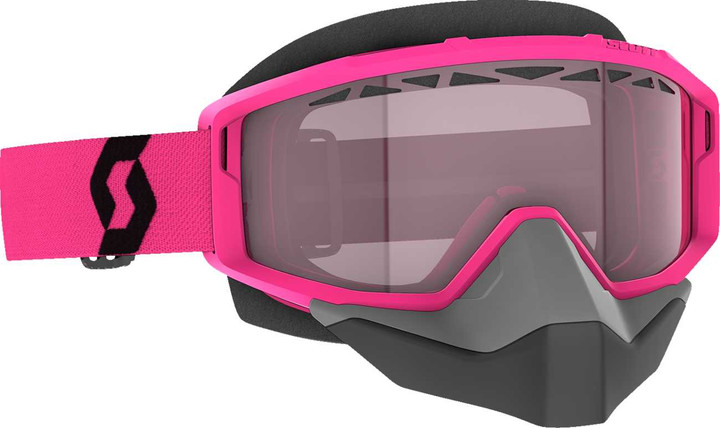 SCOTT Primal Snow Cross Goggle - Pink/Black - Dual Pane - Rose Lens 278606-1665134