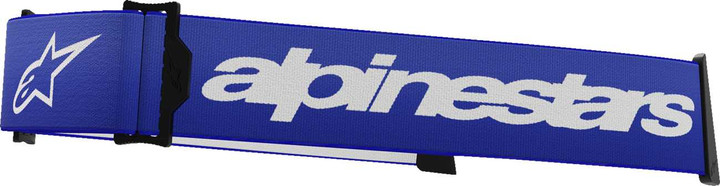 ALPINESTARS GOGGLES Supertech Goggle Strap - Blue/White 9400125-72