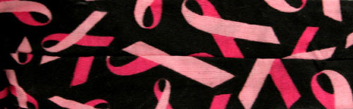 BOBSTER Cooldanna 100% Cotton Pink Ribbon Black DBC01