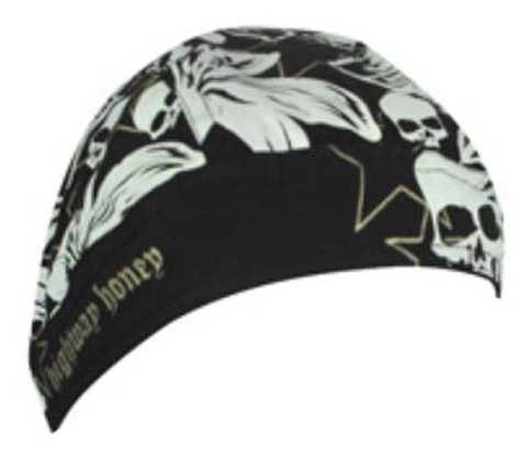 BOBSTER Flydanna 100% Cotton Highway Honey 100% Flowers & Skulls ZHH18