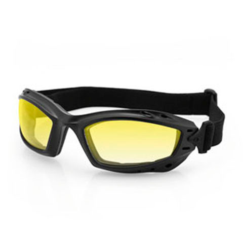 BOBSTER Bala Goggles, Matte Blk, Anti-Fog Yellow, Z87 BBAL001Y