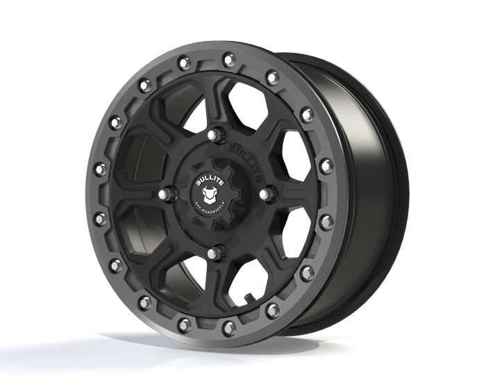 BULLITE Ruler Wheel Black/Gun Metal 14X7.0 4/137 5+2 BT031470461021