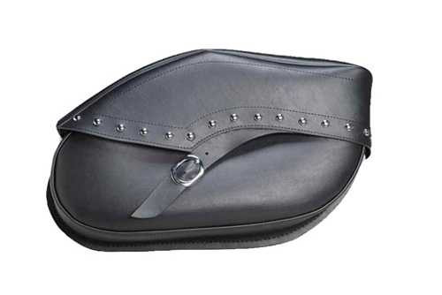 DOWCO Revolution Series Throwover Studded Saddlebag Large - Leather SB1907