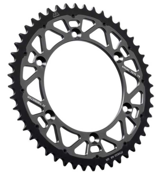 JT SPROCKET Twinstar Sprocket Gray 48-Tooth JTX822.48GR