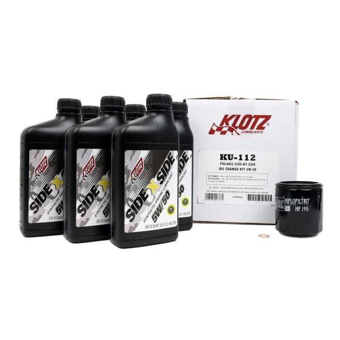 KLOTZ Oil Change Kit Polaris 5W50 KU-112