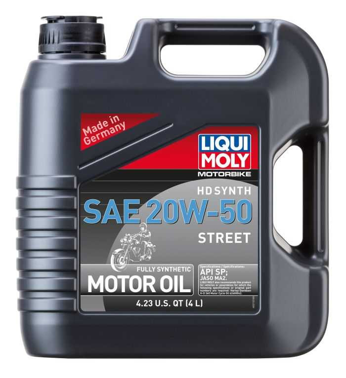 LIQUI MOLY Motorbike Hd Synth 20W-50 Street 4L 20102
