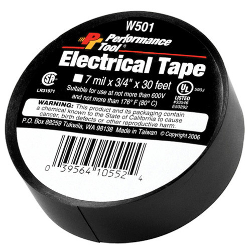 PERFORMANCE TOOL Electrical Tape 3/4 X 30 W501