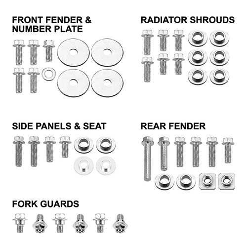 PSYCHIC Body Panel Hardware Pack MX-12159