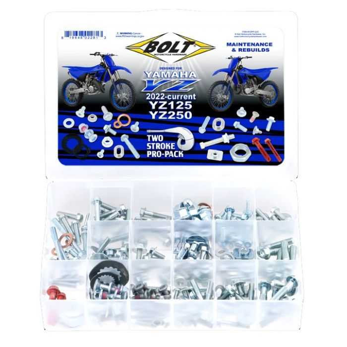 BOLT YZPP-22C 2Stk Propack For Yam Yz125/250 2022-Current Yz125/250