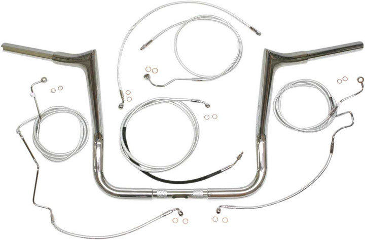 MAGNUM SHIELDING 1-1/4" Viking Handlebar Installation Kit - 10" - Sterling Chromite II 38834-410