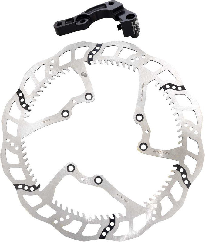 GBRAKES Brake Rotor Kit With Bracket - Solid Mount - 280 mm GBDOS229