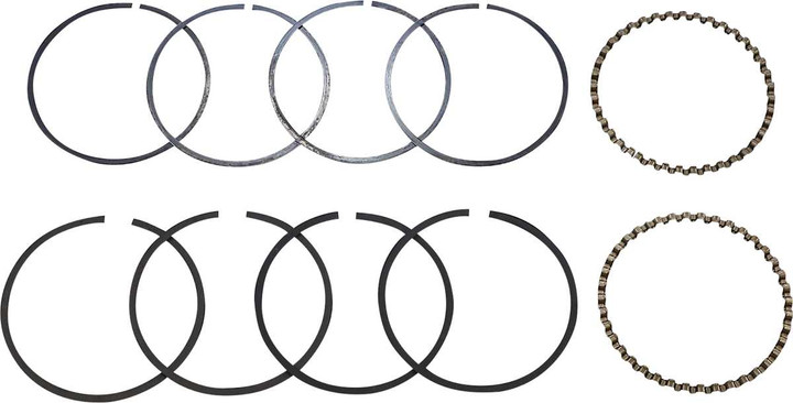 HASTINGS Piston Rings - 3.437" +0.080" - 74" Big Twin 2M6482080
