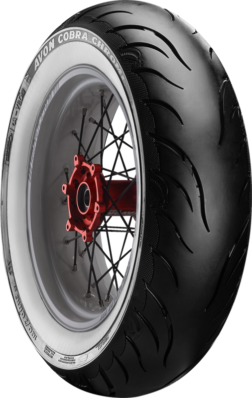 AVON Tire - Cobra Chrome AV92 Rear - 150/70B18 - Wide Whitewall - 76V 640604