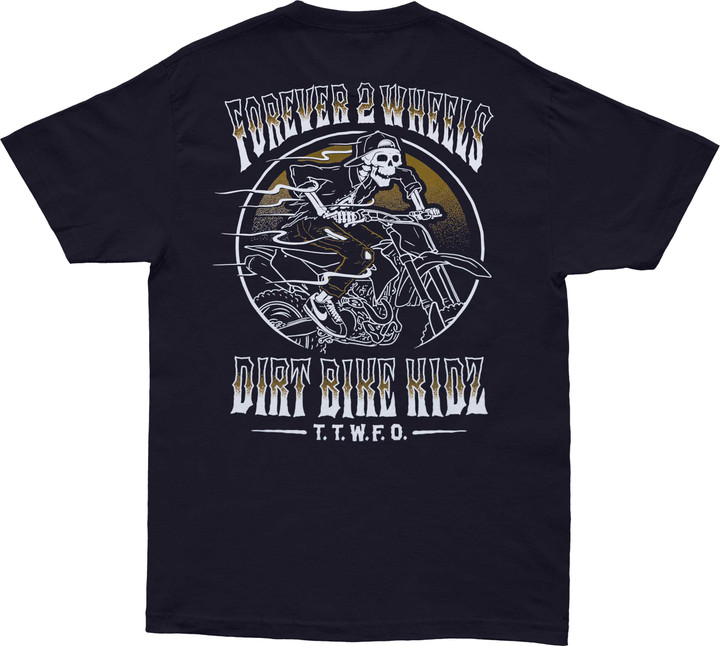Dbk Ghost Rider Tee Navy Sm AT-GHOSTRIDER-NVY-S