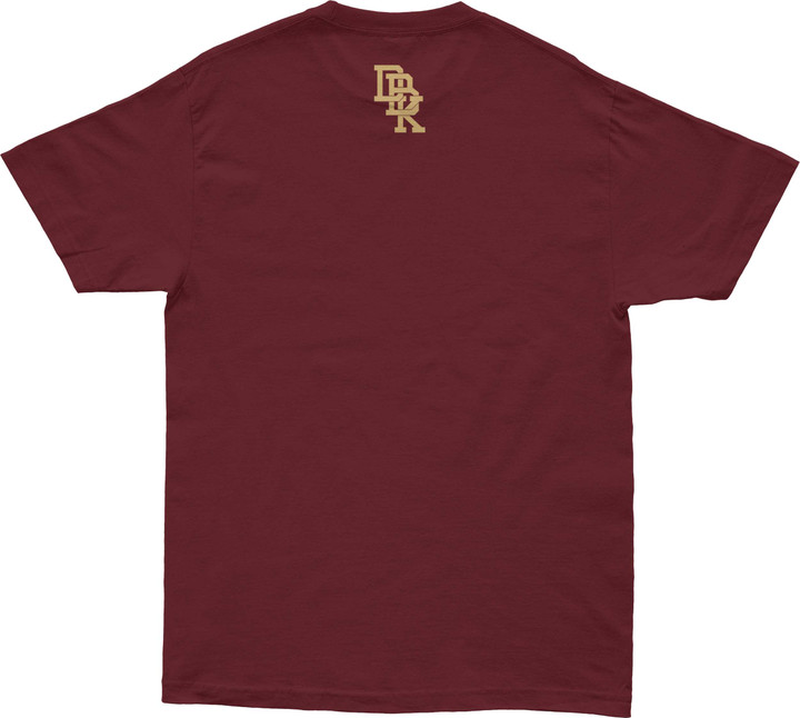 Dbk Gold Standard Tee Maroon Sm AT-GOLDSTAND-MRN-S