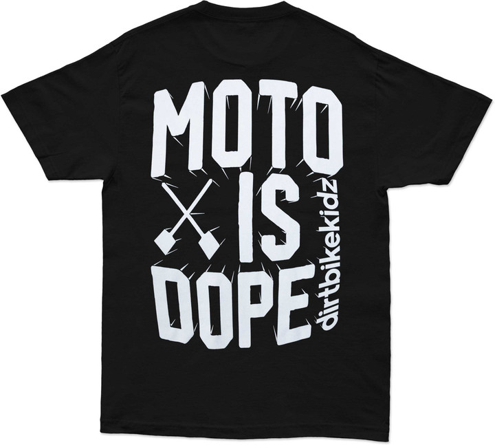 Dbk Moto Is Dope Tee Black 2X AT-MOTODOPE-2X