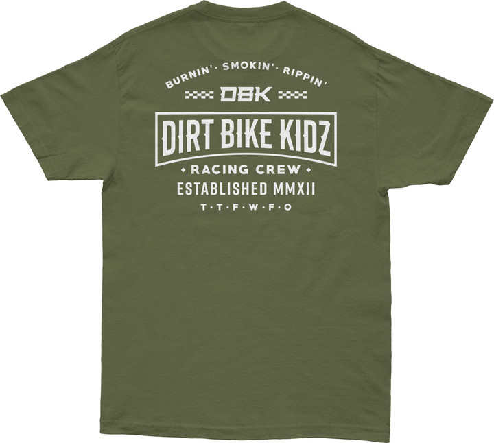 Dbk Speed & Style Tee Military Green Sm AT-SPEEDSTYLE-GRN-S