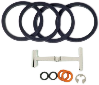 Hawg Halters Inc 4 Pist Caliper Rebuild Kit 100 Series HHI-101-002