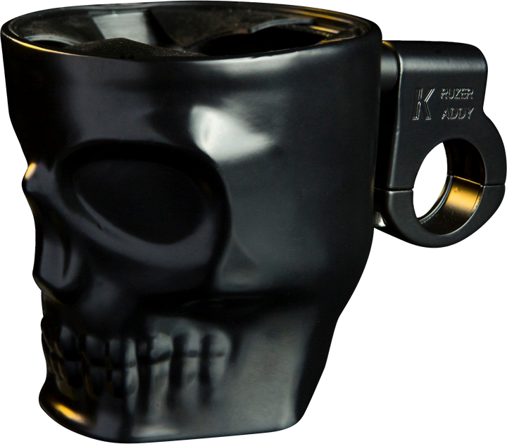 Kruzer Kaddy Skull Bar Mount Holder Black 1080