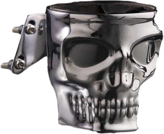 Kruzer Kaddy Skull Perch Mount Holder Chrome 1025