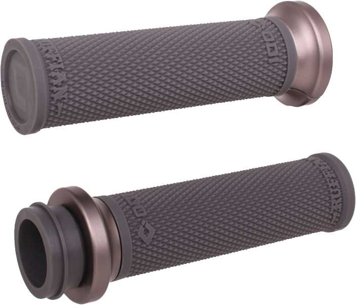 Odi Rufian Grips Tbw 1" Graphite/Gun Metal V30HTWH-H
