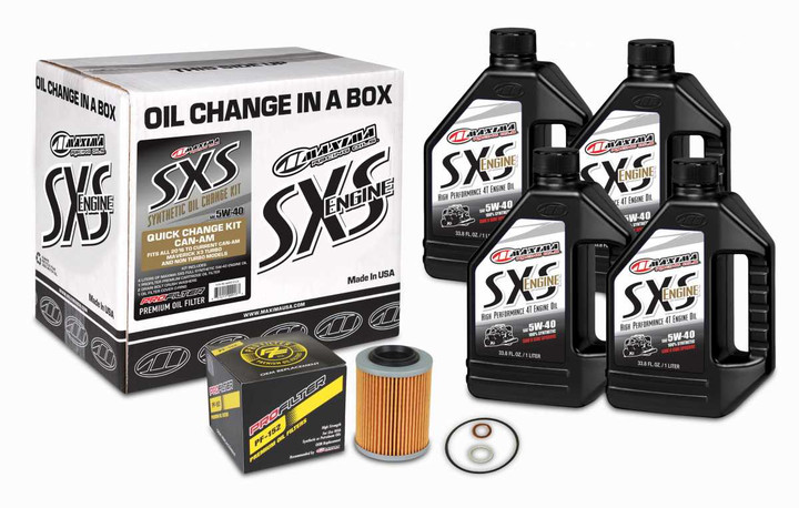 Maxima Sxs Canam Oil Quick Change Kit 5W40 W/ Oil Filter 90-469013-CA