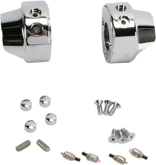 Hawg Halters Inc 2Btn Switch Housing Assm Chrome HSHA-2C-LR
