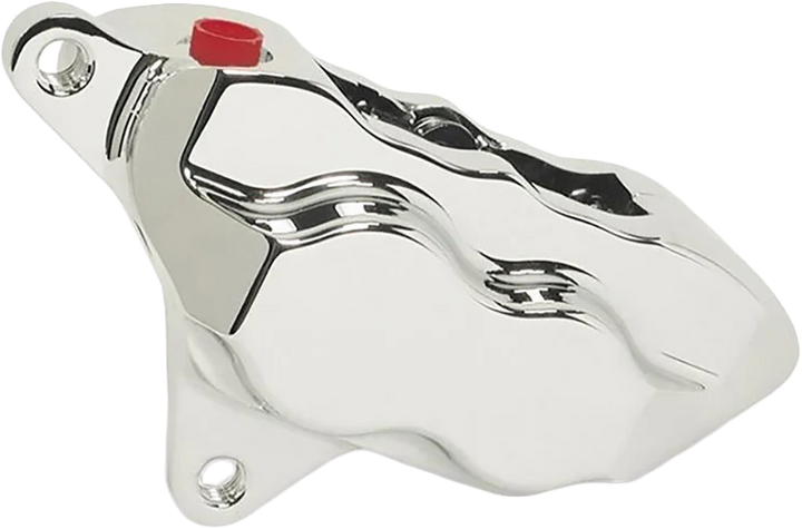 Hawg Halters Inc 4 Piston Front Caliper L/H Chrome 84-99 W/ 11.5" Rotor LHSCC500