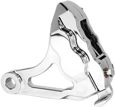 Hawg Halters Inc 4 Pist Rear Caliper Assm Chrome St 06-07 Fx RKSTCC506