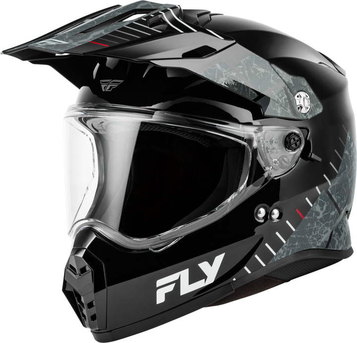 Fly Racing Fly Trekker Granite Helmet Black/Grey 2X 73-70412X
